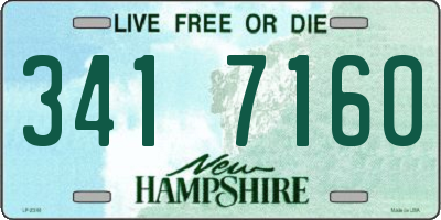 NH license plate 3417160