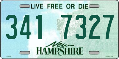 NH license plate 3417327
