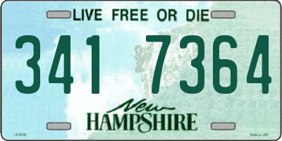 NH license plate 3417364
