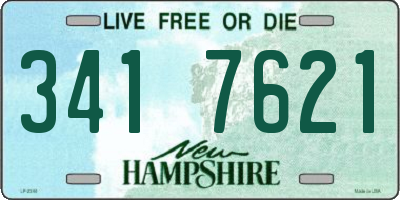 NH license plate 3417621