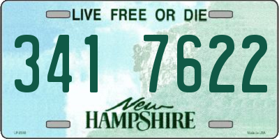 NH license plate 3417622
