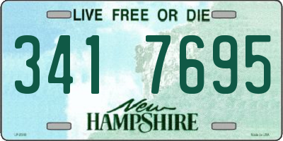 NH license plate 3417695