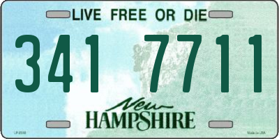 NH license plate 3417711