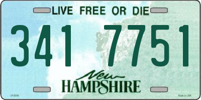 NH license plate 3417751
