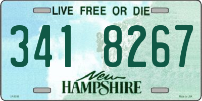 NH license plate 3418267