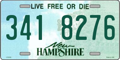 NH license plate 3418276