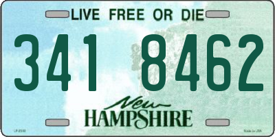 NH license plate 3418462