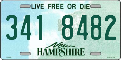 NH license plate 3418482