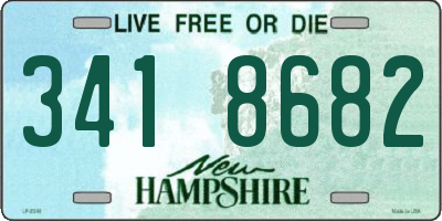 NH license plate 3418682