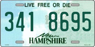 NH license plate 3418695
