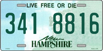 NH license plate 3418816