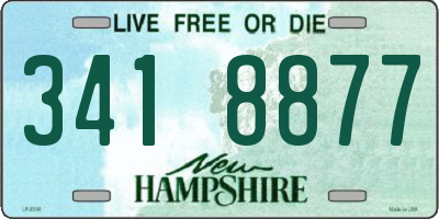 NH license plate 3418877