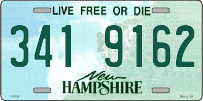 NH license plate 3419162