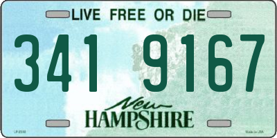 NH license plate 3419167