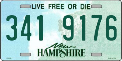NH license plate 3419176