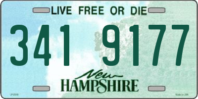NH license plate 3419177