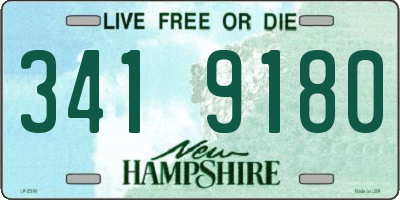 NH license plate 3419180