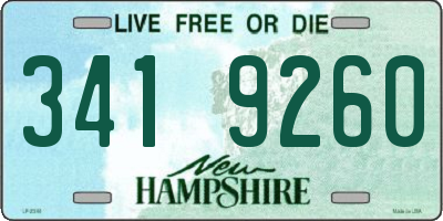 NH license plate 3419260