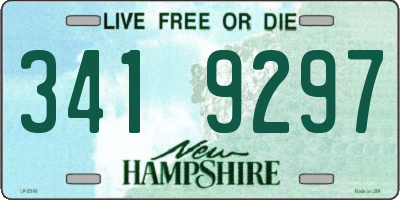 NH license plate 3419297