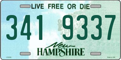 NH license plate 3419337