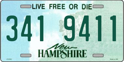 NH license plate 3419411