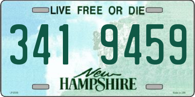 NH license plate 3419459