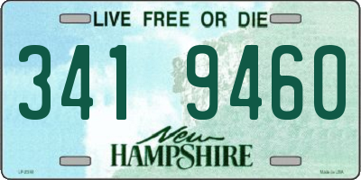NH license plate 3419460