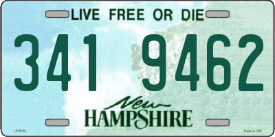 NH license plate 3419462