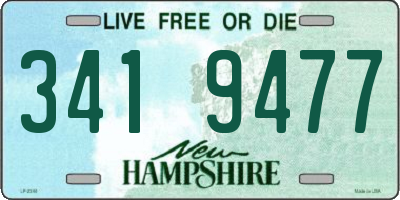 NH license plate 3419477