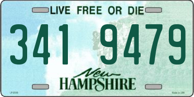 NH license plate 3419479
