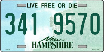 NH license plate 3419570
