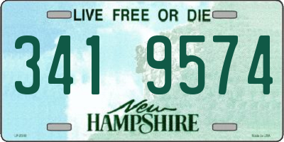NH license plate 3419574