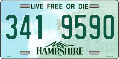 NH license plate 3419590