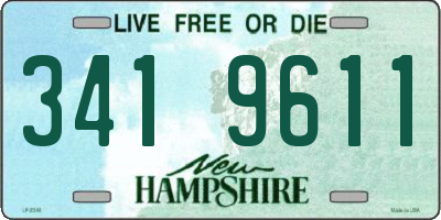 NH license plate 3419611