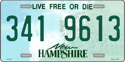 NH license plate 3419613