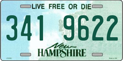 NH license plate 3419622