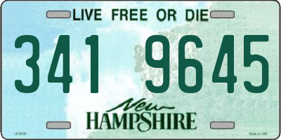 NH license plate 3419645