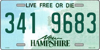 NH license plate 3419683