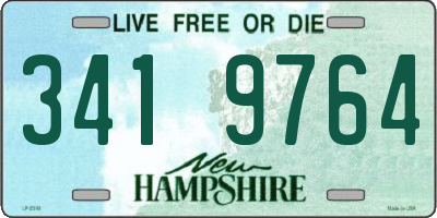 NH license plate 3419764