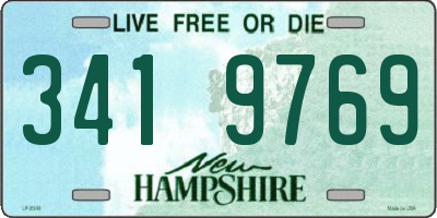 NH license plate 3419769