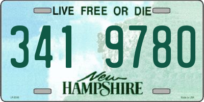 NH license plate 3419780