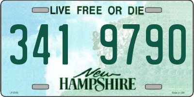 NH license plate 3419790