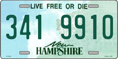 NH license plate 3419910