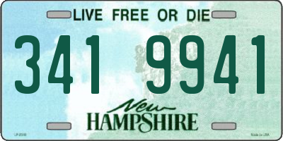 NH license plate 3419941