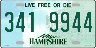 NH license plate 3419944