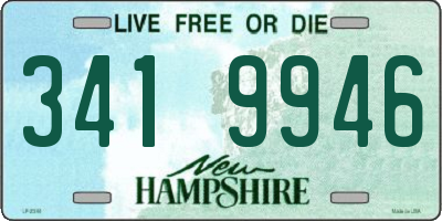 NH license plate 3419946