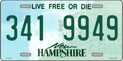 NH license plate 3419949