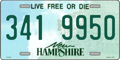 NH license plate 3419950