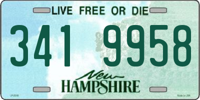 NH license plate 3419958