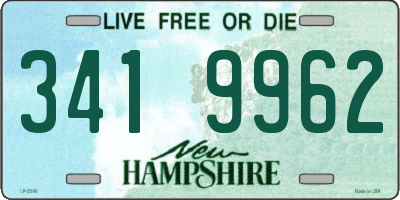 NH license plate 3419962